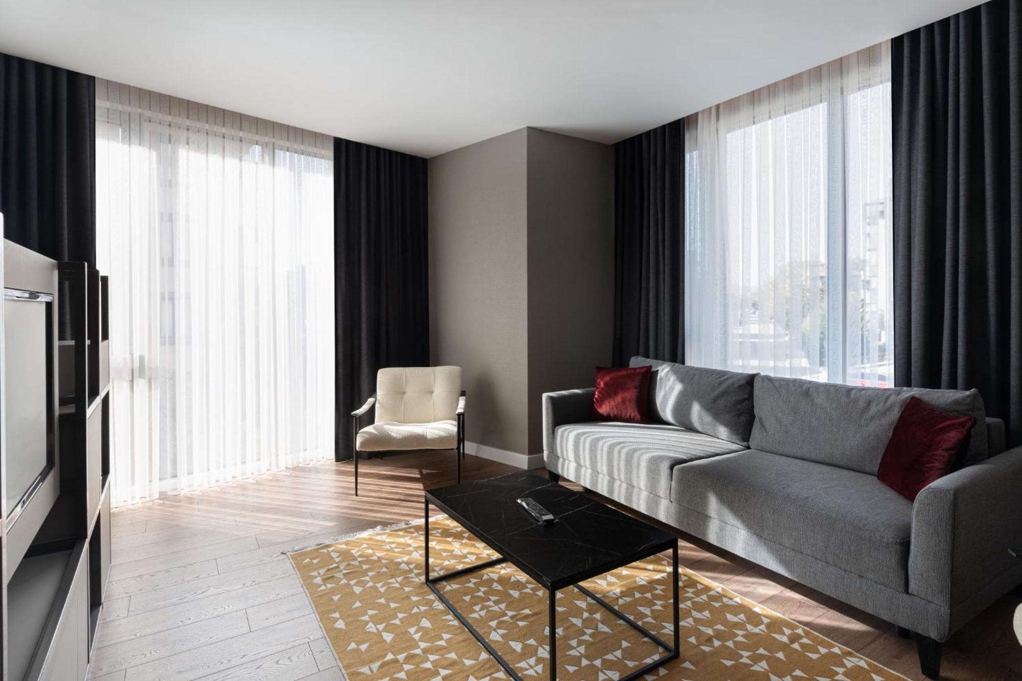 Park Dedeman אסקיסהיר מראה חיצוני תמונה A computer-generated image of a living room